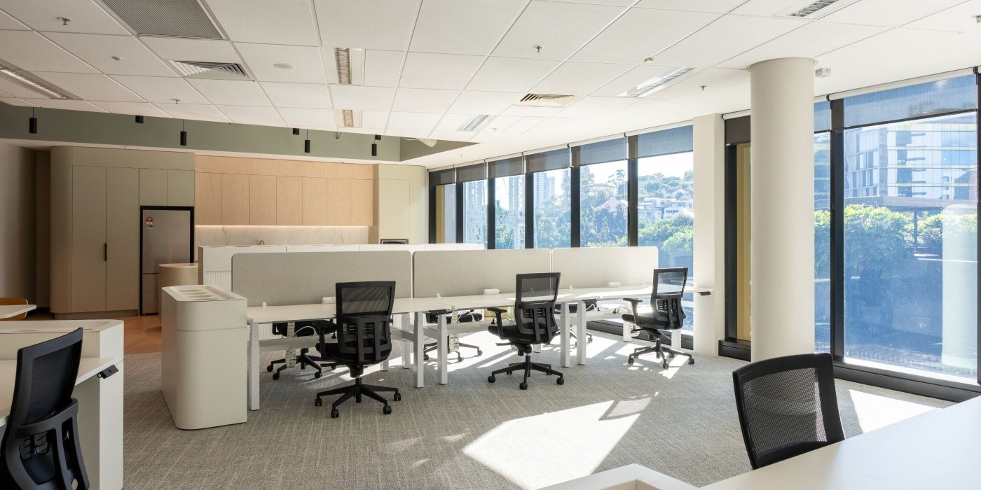 Gasworks office fitout